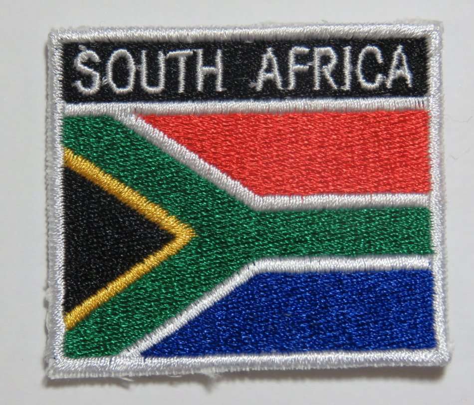 SANDF South African flag cloth badge