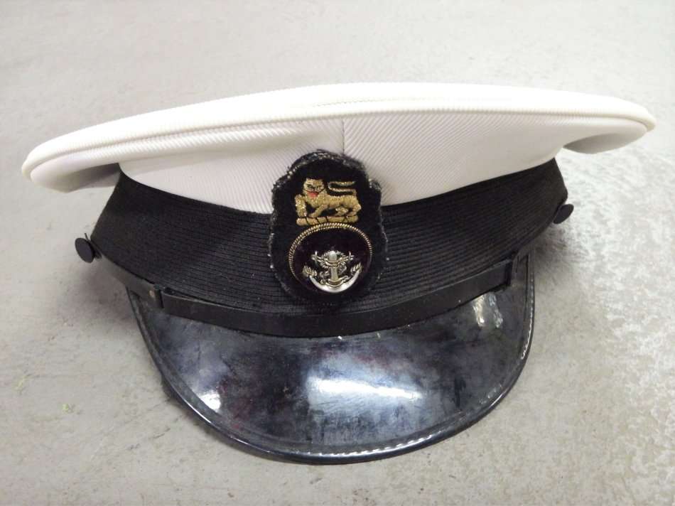 SA navy other ranks peak cap - 56cm