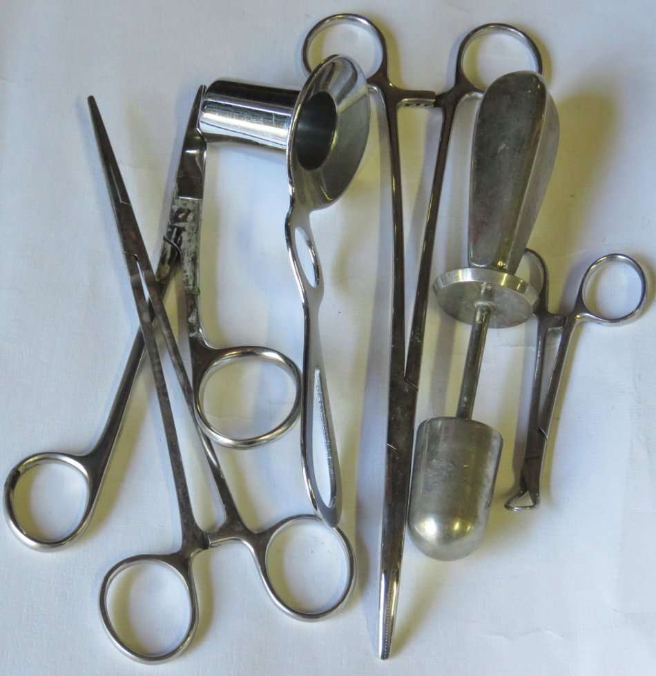 Lot of 6 medical tools