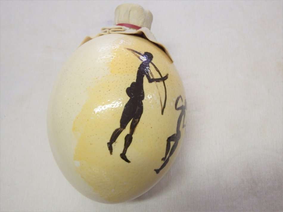 Ostrich egg with tap