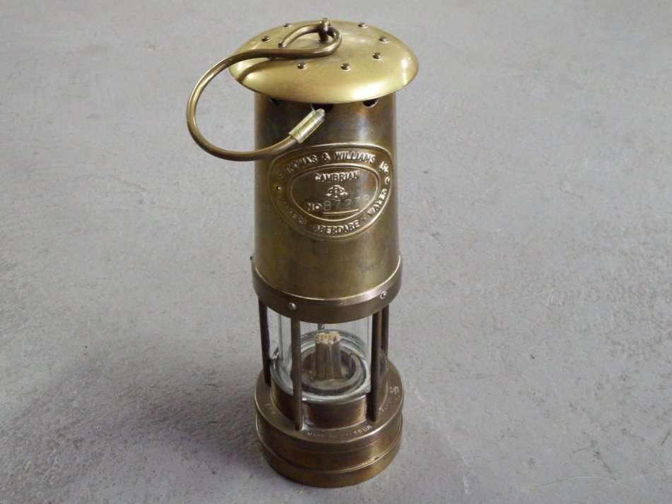 E. Thomas and Williams Cambrian Carbide miners lantern - No. 87278