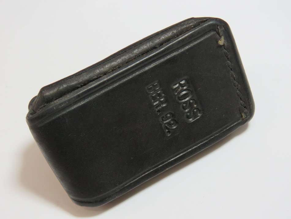 Leather Ross Beretta 92 magazine pouch