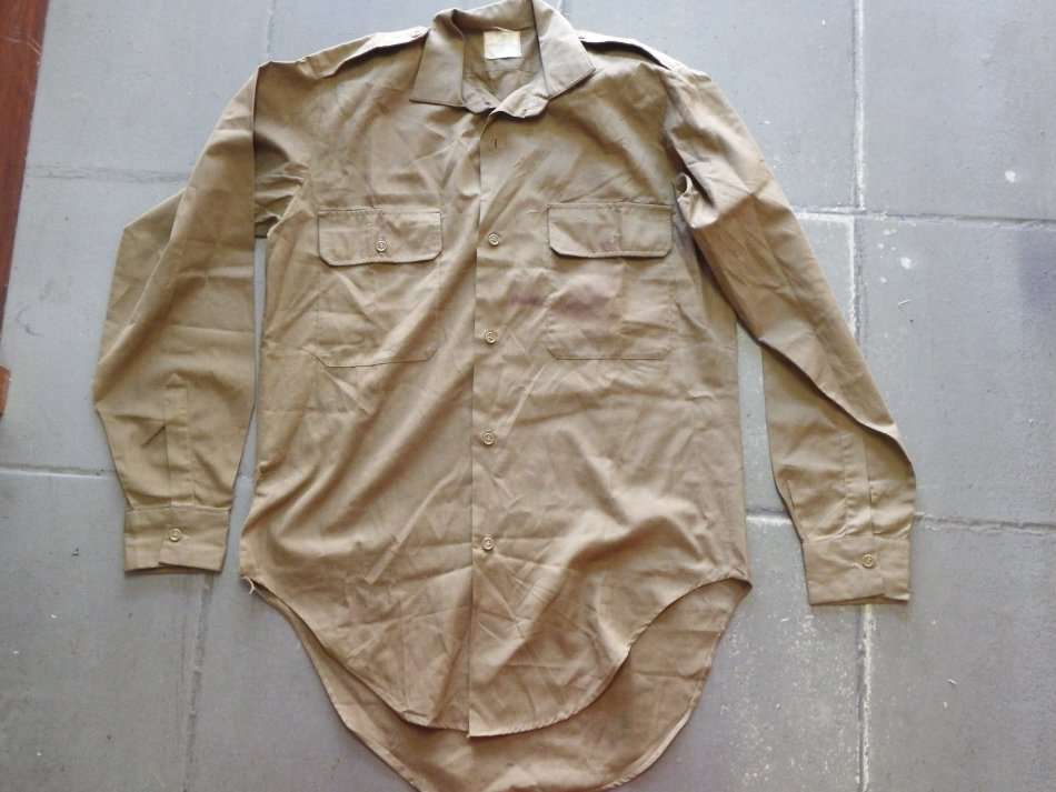 Old SADF long sleeve shirt - Some loose stitching
