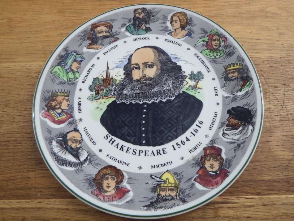 Royal Doulton Shakespeare 1565-1616 commemorative plate