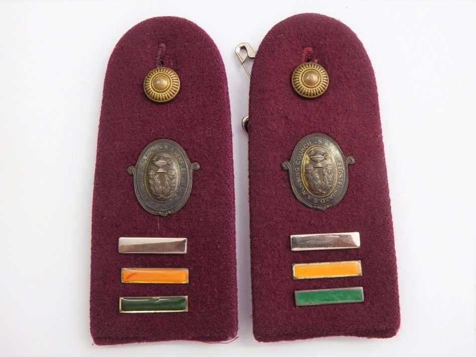 Pair of SA Nursing counsel nurse epaulettes