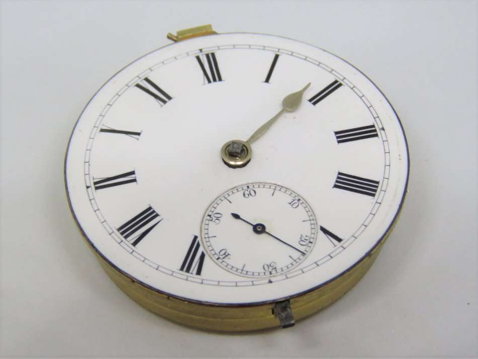 Antique pocket watch fusee movement - Runs and stops