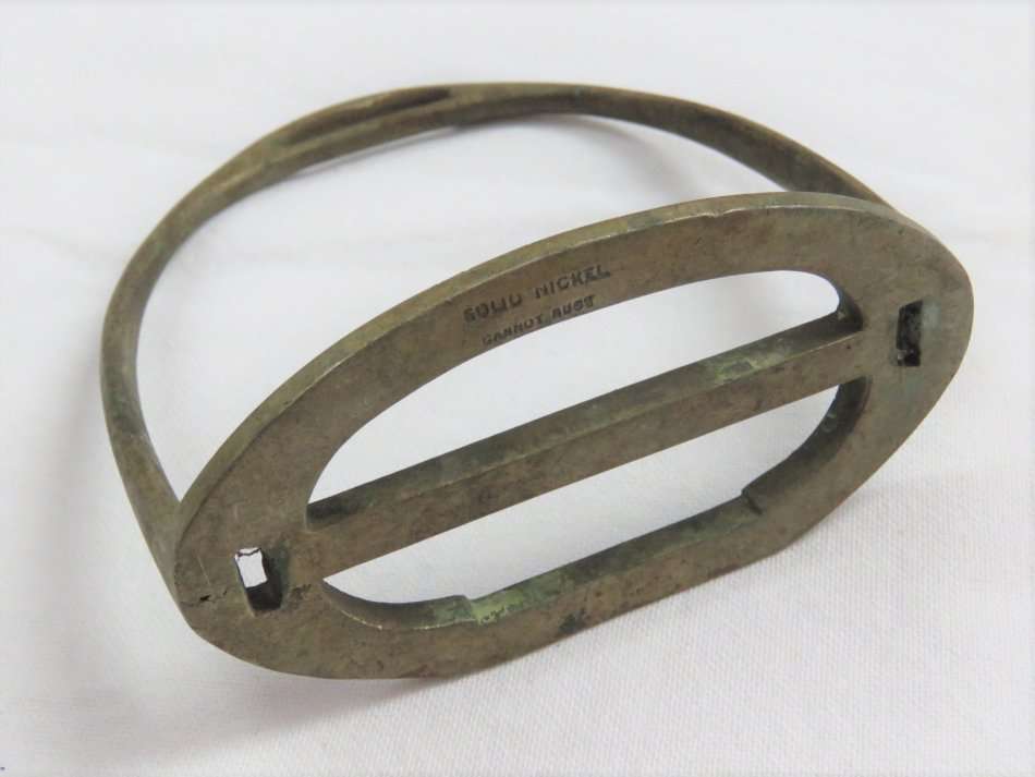 Vintage Solid Nickel horse stirrup