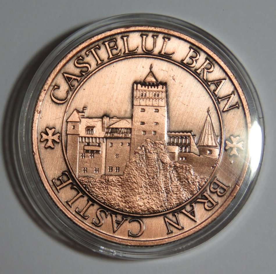 Romanian Bran Castle Dracula medallion