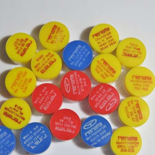 Lot of 20 Renata vintage watch balancing wheel spares