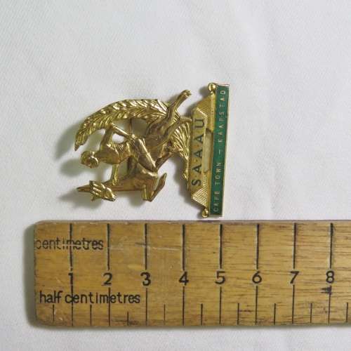 South African Amateur Athletic Union Cape Town badge - SAAAU