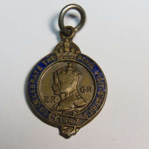 1947 Royal visit to South Africa mini medallion
