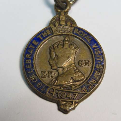 1947 Royal visit to South Africa mini medallion