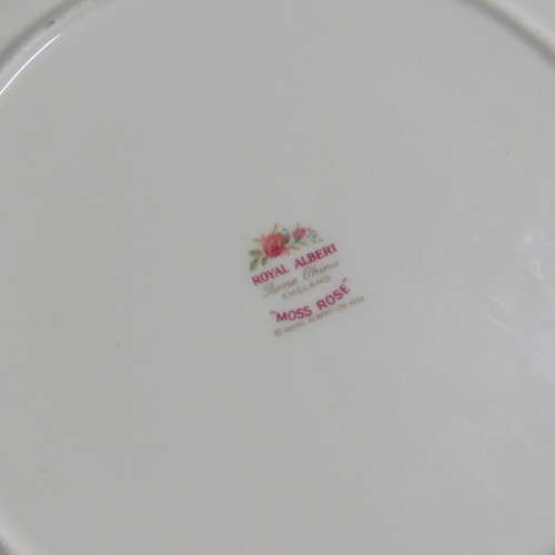 Royal Albert Moss Rose cake plate