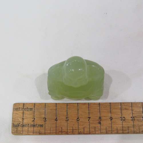 Vintage Green Dongling Jade Buddha figurine