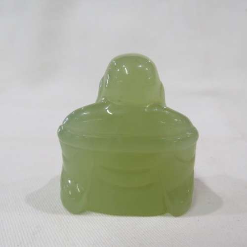 Vintage Green Dongling Jade Buddha figurine