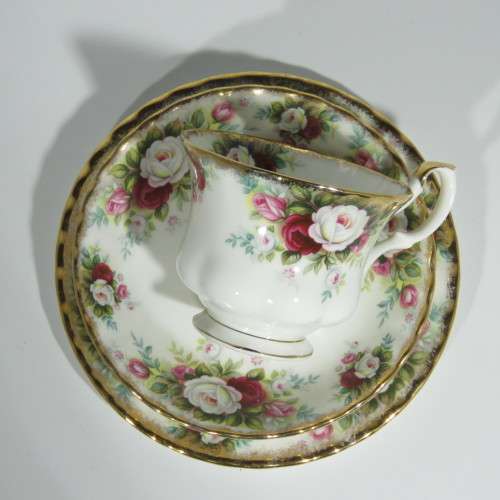 Royal Albert Celebration tea set trio