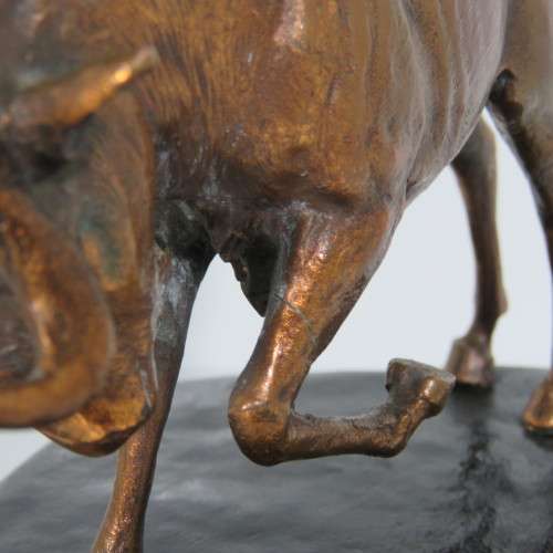 SADF Army college G8105 course 1981 trophy - Tail and leg repaired - Height 18 cm