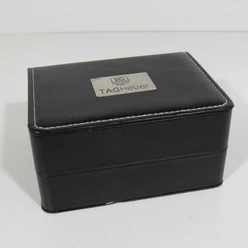 Vinyl watch case with TAG HEUER logo