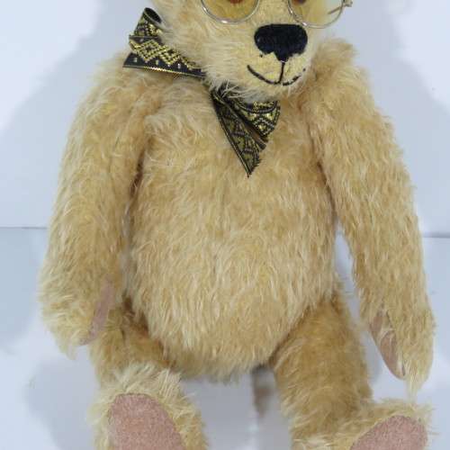 Nanny Bears teddy bear with glasses - Length 41 cm