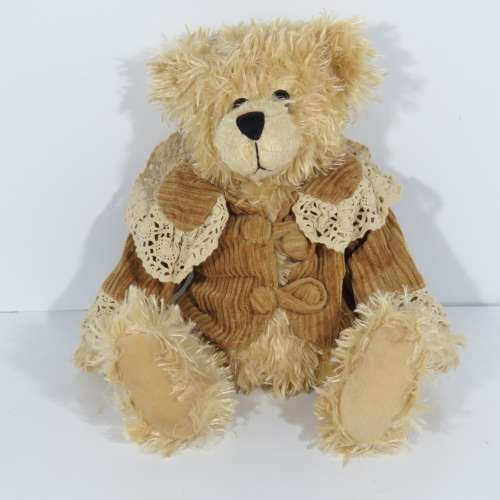 Vintage Victoria Plush teddy bear - Length 39 cm