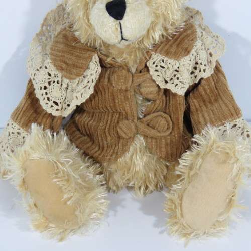 Vintage Victoria Plush teddy bear - Length 39 cm