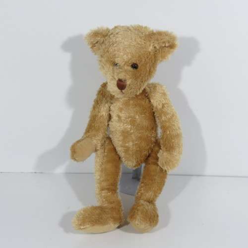 Victoria teddy bear on stand - Length 45 cm
