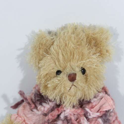 Vintage Victoria Plush teddy bear - Length 38 cm