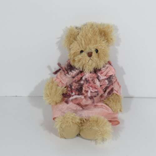 Vintage Victoria Plush teddy bear - Length 38 cm