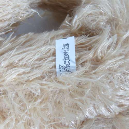 Vintage Victoria Plush teddy bear with glasses - Length 38 cm