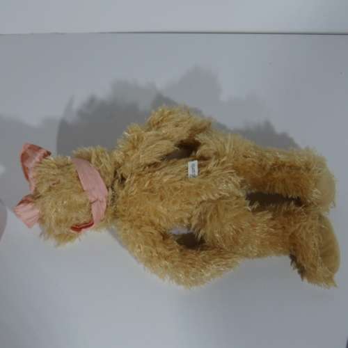 Vintage Victoria Plush teddy bear with glasses - Length 38 cm