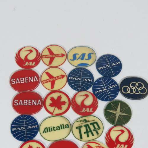 Lot of 20 Shell Airlines tokens - Some duplicates