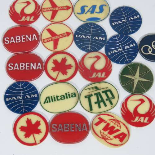 Lot of 20 Shell Airlines tokens - Some duplicates