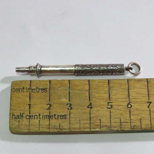 Antique Samson Mordon and Co. silver mechanical pencil - Very small