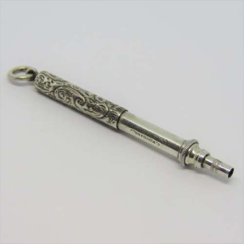 Antique Samson Mordon and Co. silver mechanical pencil - Very small