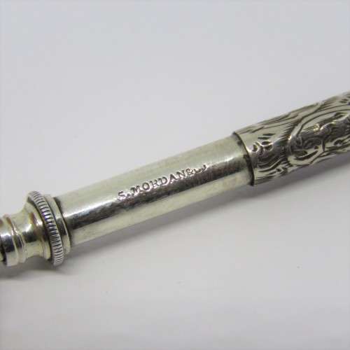 Antique Samson Mordon and Co. silver mechanical pencil - Very small