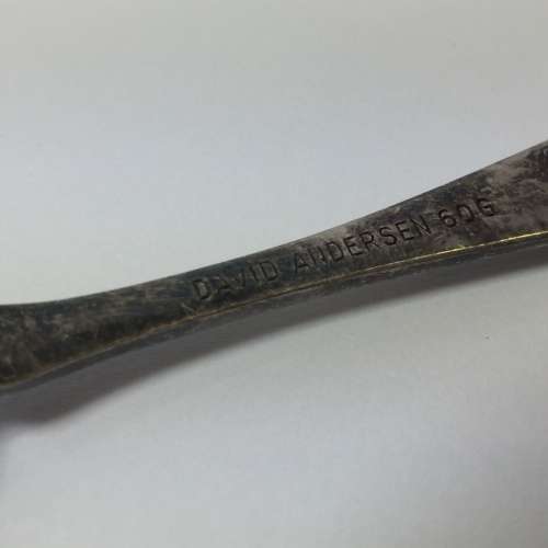 Antique David Anderson 60 G silverplated dessert lifter