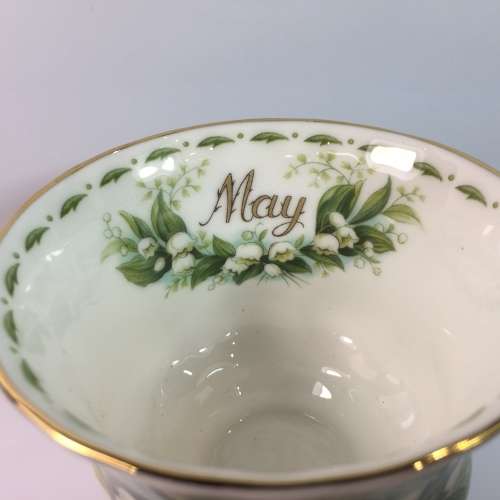 Royal Albert Flower of the month - May - Lily of the Valley porcelain duo