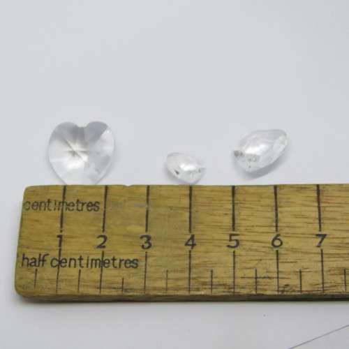 Lot of 32 Swarovski hearts in bag