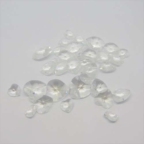 Lot of 32 Swarovski hearts in bag