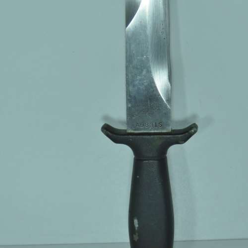 Vintage Gerber boot knife with leather sheath