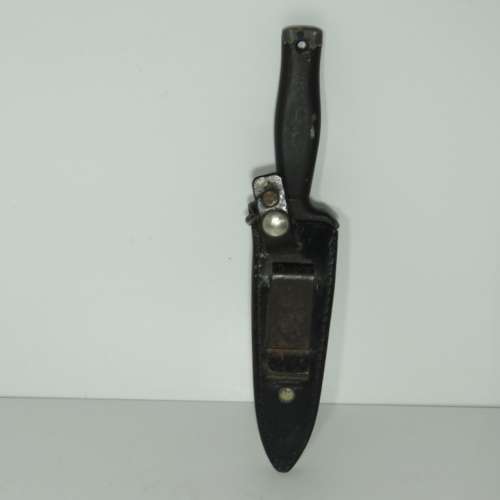 Vintage Gerber boot knife with leather sheath