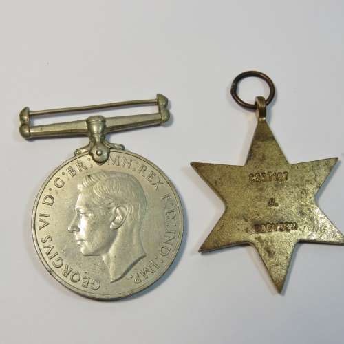 Lot of 3 medals issued to C 277167 J Booysen