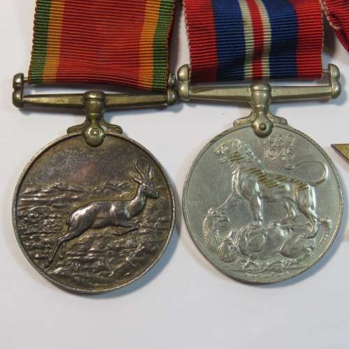 Lot of 4 medals issued to P D Smorenburg 591682