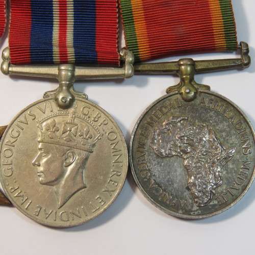 Lot of 4 medals issued to P D Smorenburg 591682