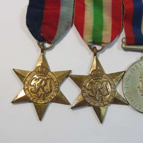 Lot of 4 medals issued to P D Smorenburg 591682