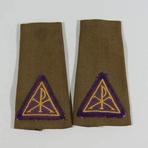 Pair of SADF chaplain rank epaulettes