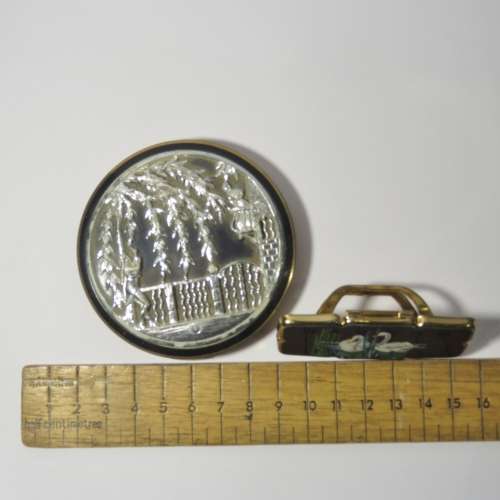 Vintage Stratton powder compact and lipstick holder