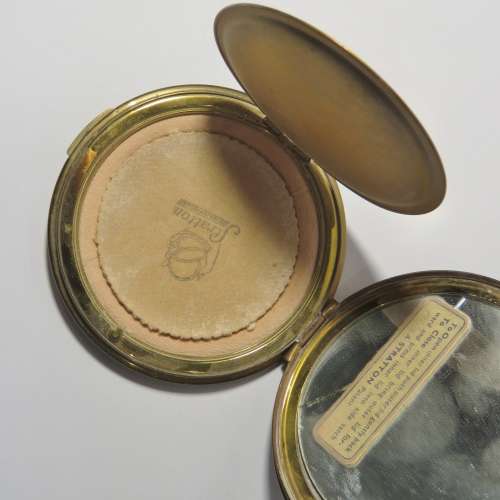 Vintage Stratton powder compact and lipstick holder