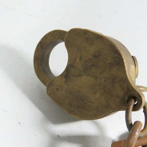 SAR/SAS Spoornet padlock with chain and key