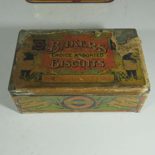Lot of 6 old tins